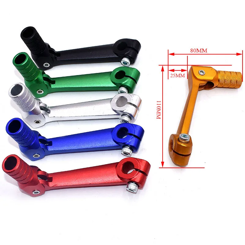 

Motorcycle CNC Folding Aluminum Gear Shift Lever Gear Shift Lever Fit For Kayo T2 T4 T4L ATV Dirt Bike Pit Bikes Gear Lever
