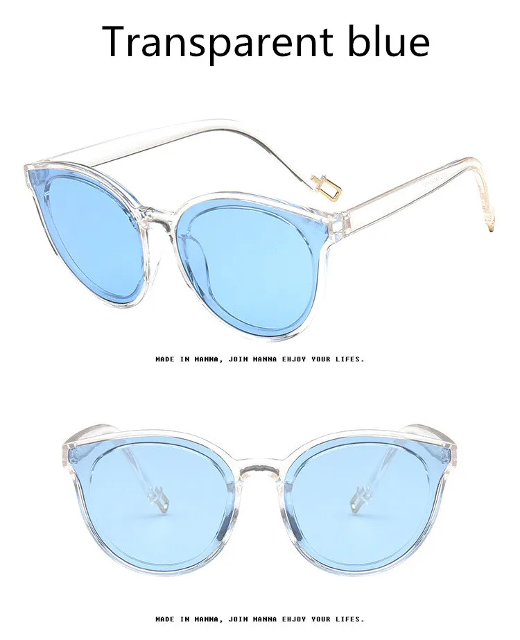 ASUOPnew transparent sunglasses high-end brand high-quality sunglasses men and women watch glasses multi-color UV400 sunglasses (4)