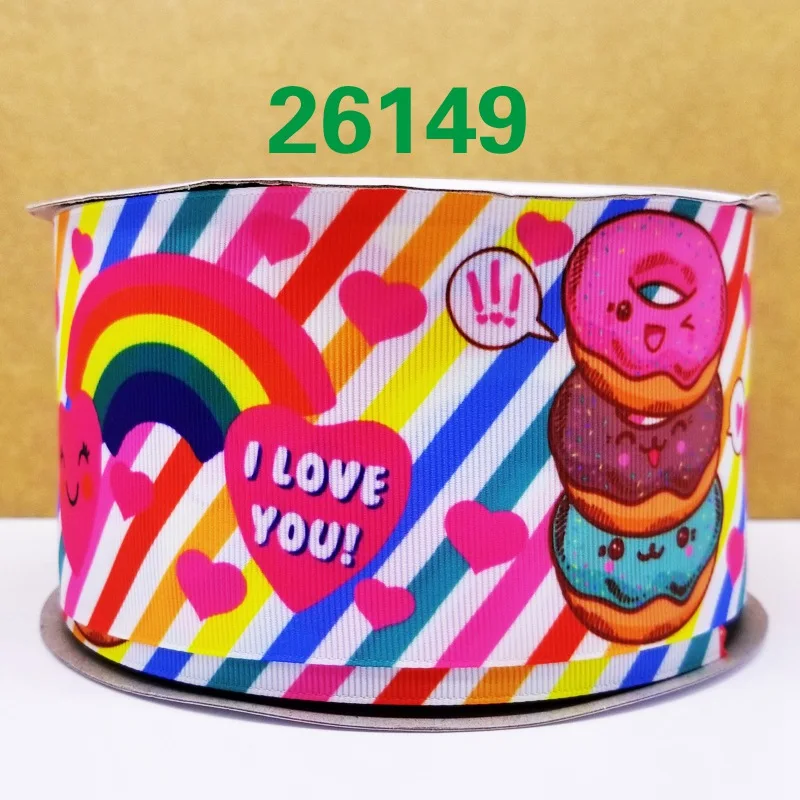 50 двор мультфильм печатных grosgrain ленты 26152