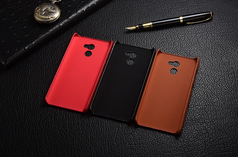 Xiaomi Redmi 4 чехол из натуральной кожи задняя крышка для САППУ PC ощупь Coque Роскошные 3