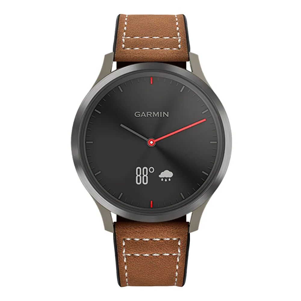 Роскошный кожаный ремешок Ouhaobin 20 мм для Garmin vivomove HR сменный браслета смарт