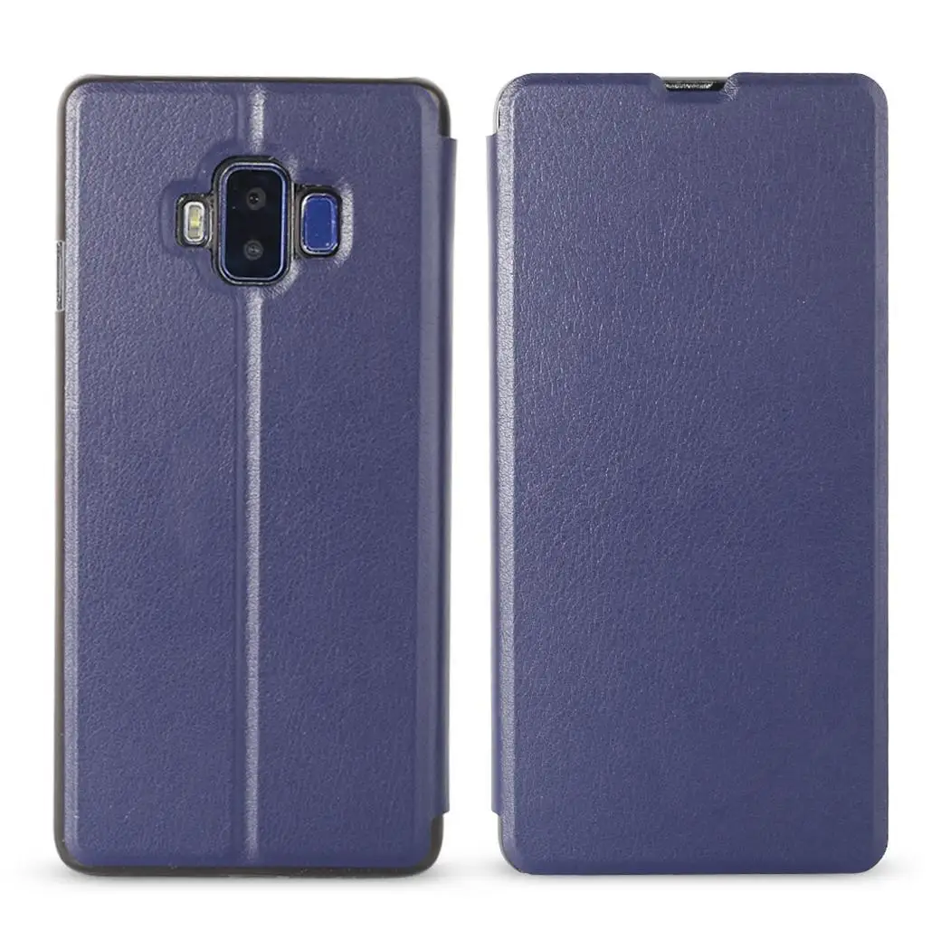 

Leather Bracket Cover Scratch Resistance Phone Gold, Blue, Black Case Holder For VKworld S8