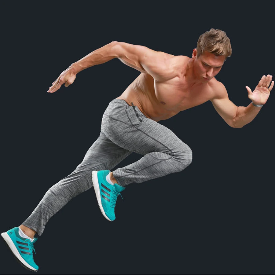 

Mens Sports Pants Bodyboulding Trousers Workout Pants loose Running Trousers Mans Gym Motion Running Pants Pantalones de correr