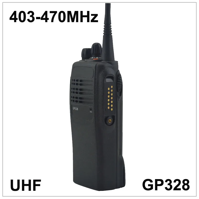 Иди и болтай Walkie Takie GP328 UHF 403-470 МГц профессиональная портативная Двусторонняя радиосвязь