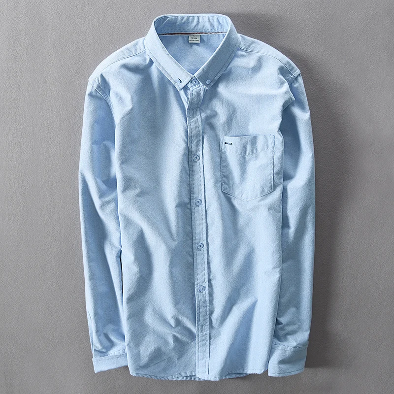 2017 Spring Summer Shirt men Cotton Long Sleeve Shirts Men Casual Brand