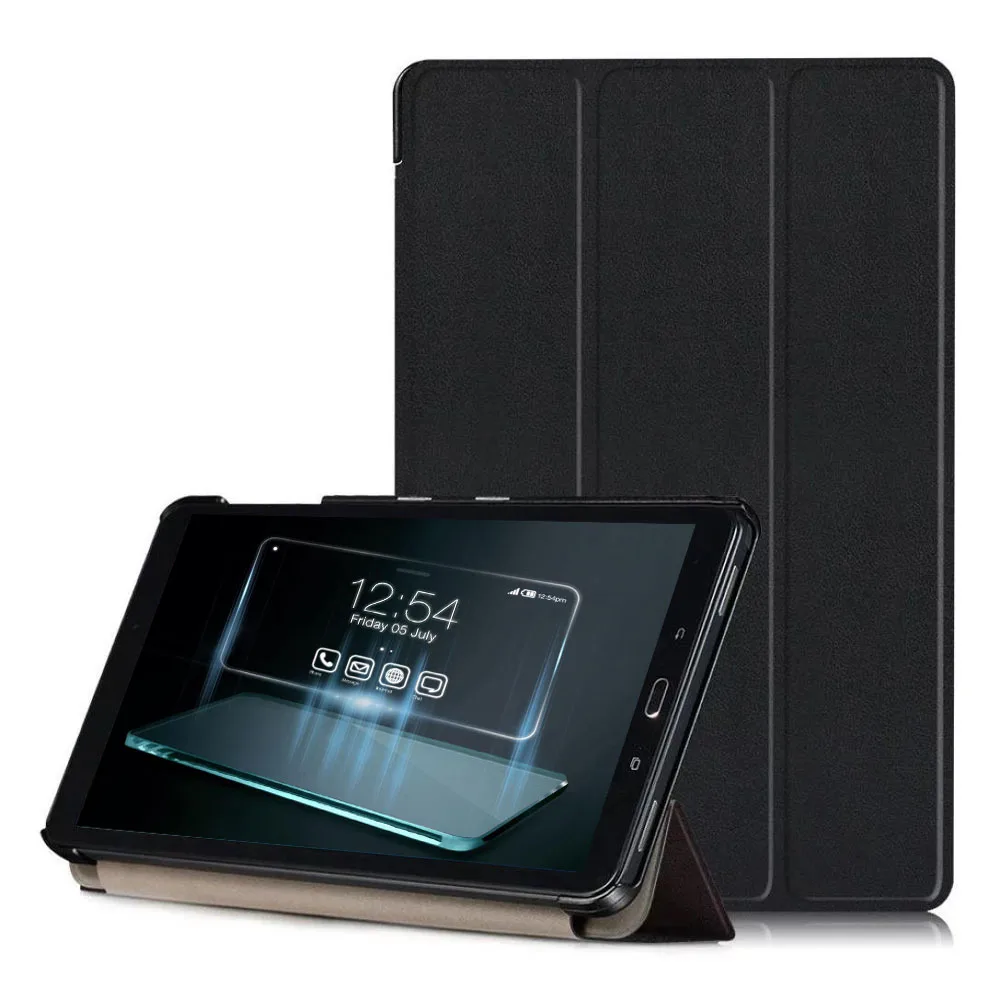 Magro Magnético Folding Flip pu Couro Smart Cover para Samsung Galaxy Tab a6 10.1 s Pen Tablet Carteira Estojo de Livro Sm-p580 P585