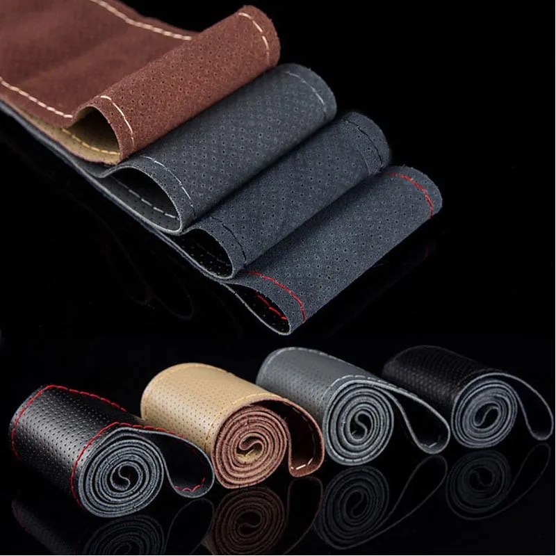 Car Braid Leather Steering Wheel (17)