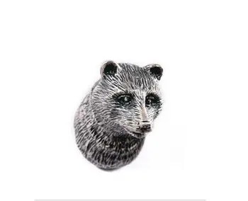 

Antique Sliver Bear design Drawer Handles Kitchen Cabinet Door Pull Handle / Furniture Knob Hardware