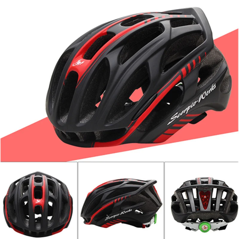 Cairbull светодиодный светильник дорожный велосипедный шлем Casco Ciclismo интегрально-Формованный велосипедный шлем MTB велосипедный спортивный защитный шлем 212 г 5 видов цветов