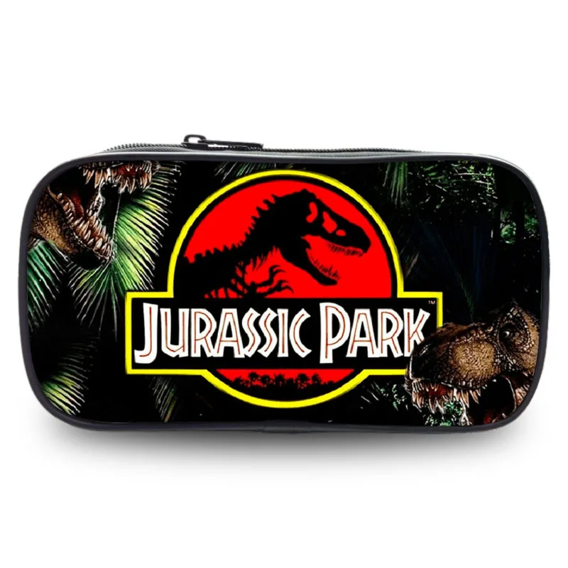 

Pencil Pouch Jurassic Park Make Up Cases Women Cosmetic Bags Children Girl Boy Holder Boys organizer Supplies mochila escolar