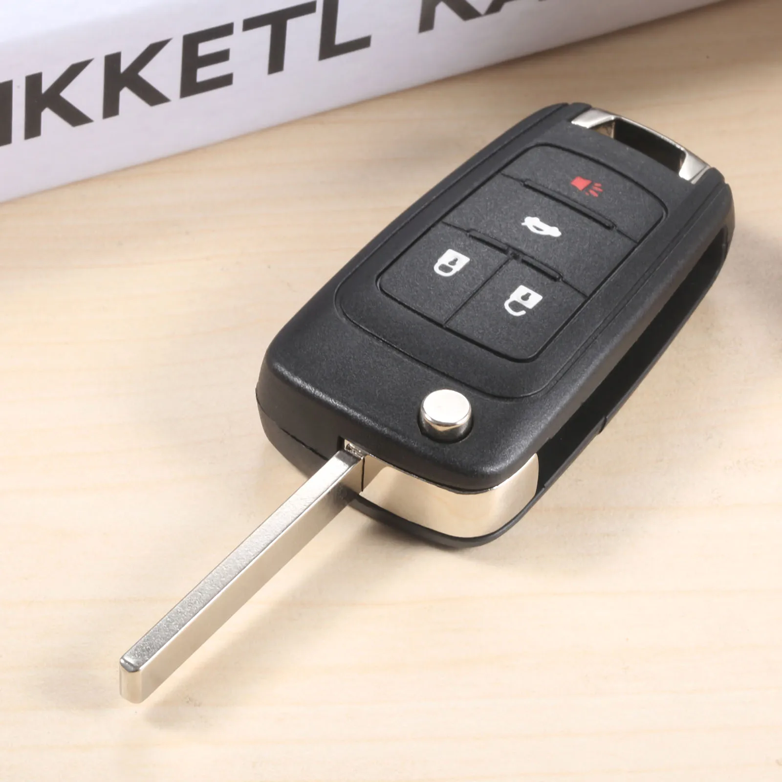 

4 Buttons Remote Control Key Keyless Entry Fob 433MHz ID46 Chip HU100 Blade For Chevrolet Cruze 2011-2014