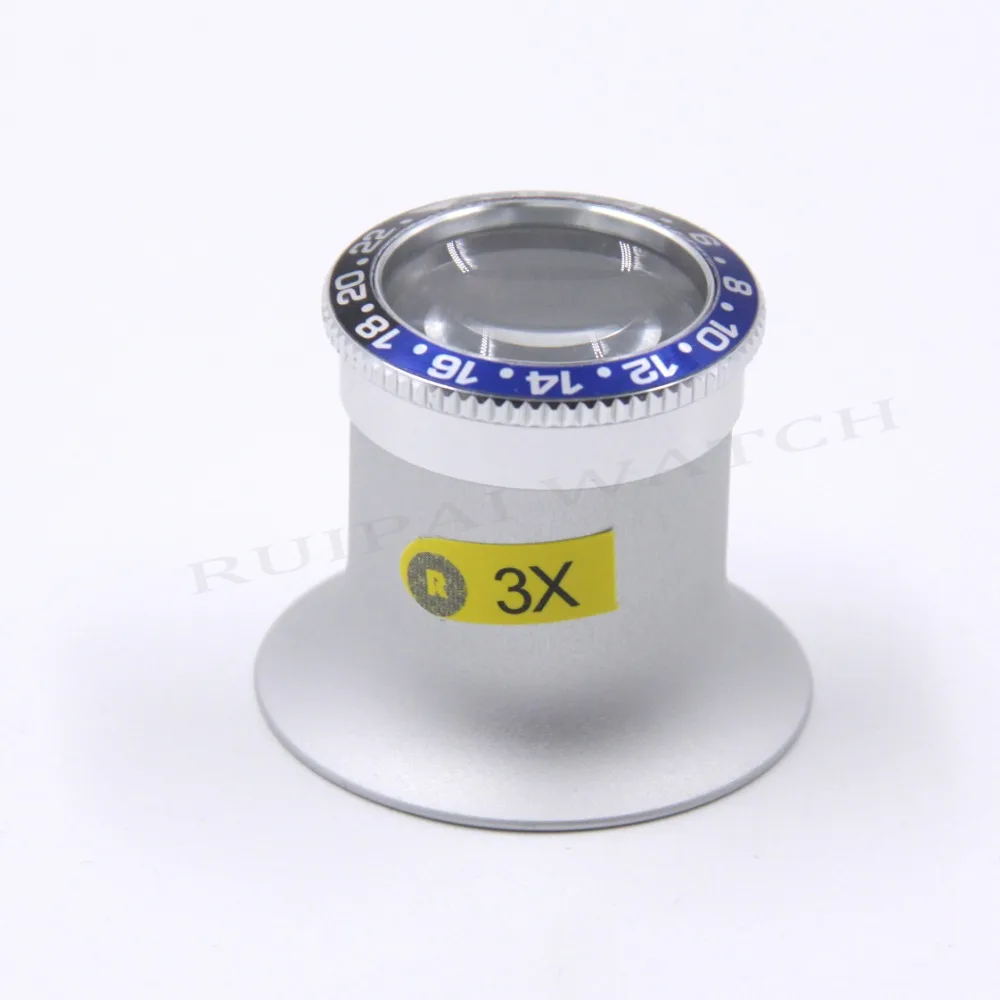Premium Quality 3X/5X/10X/20X Watch Collectors Eye Loupe RLX SubMariner and GMT Series