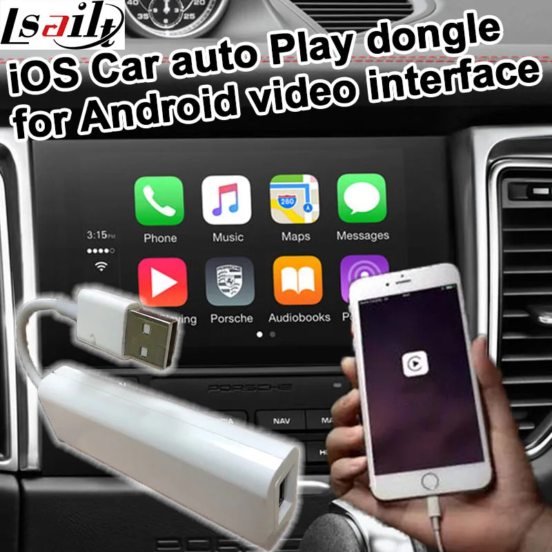 Apple USB car auto play dongle for Car Android system video interface