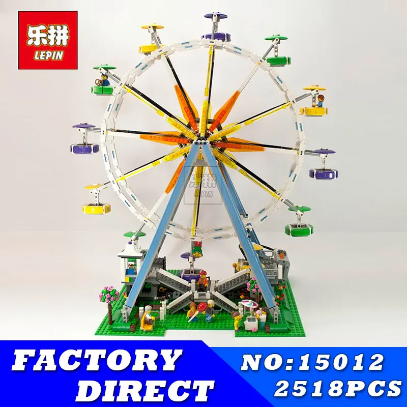 

LEPIN 15012 City Creator Expert Ferris Wheel Model Building Kits Assembling Block Bricks Toys for Children Compatible with 10247