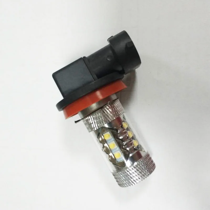 Светодиодная лампочка H8 16SMD 2828 80 Вт 6500K 7000K белая светодиодная для Светодиодный