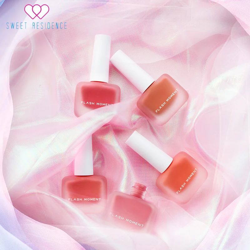 

SWEET RESIDENCE Face Makeup Liquid Blusher Sleek Silky Blush Peach Color Long Lasting Natural Cheek Blush Face Contour MakeUp