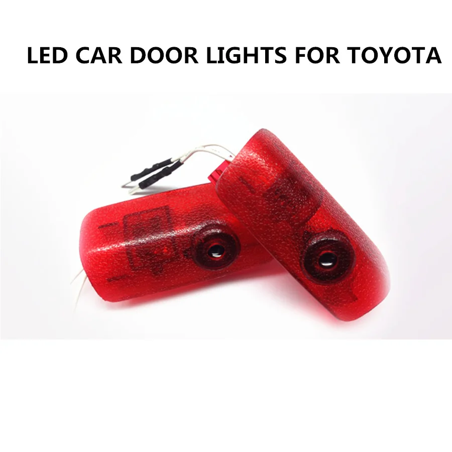 YUMSEEN 2PCS LED Car Door Lights Car light Original Plug And
