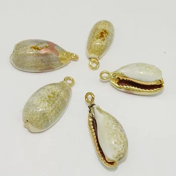 

New DIY Necklace Shell Pendant Gold Color Natural Conch Shell Pendant Seashell Pendant Bohemia Ocean Seaside