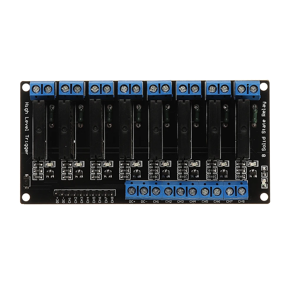 

8Channel 5V DC Relay Module 250V2A 5V 8 Channel OMRON Level Solid State Relay Module High level trigger