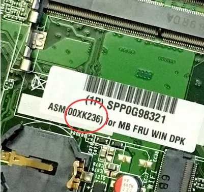  00XK236 AM4IH motherboard