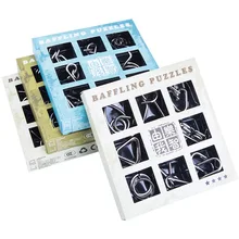 Metal Ring Puzzle Magic Trick Game 9pcs/set Metal Intelligence Solution Ring Unbuckle Brain Teaser Kids Creative Toy Logic Game Metal Ring Puzzle Magic Trick Game 9pcs/set Metal Intelligence Solution Ring Unbuckle Brain Teaser Kids Creative Toy Logic Game