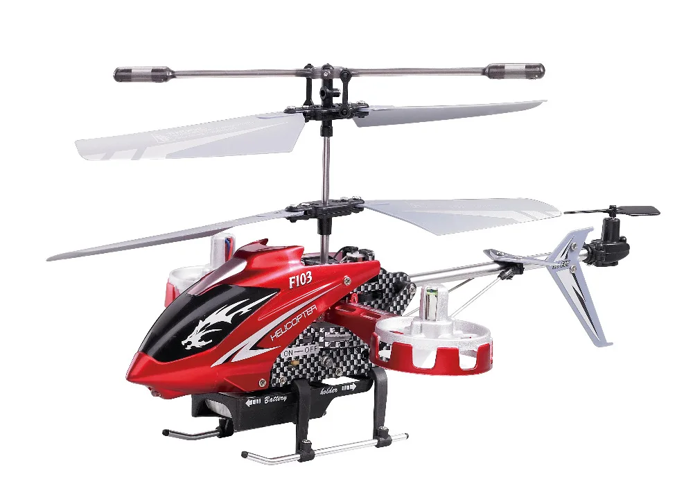 New Version4CH 4 Channnel IR 2 4Ghz Remote Control Mini Metal RC Helicopter LED Light w