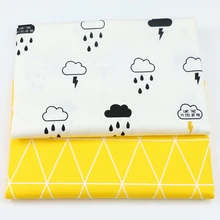 Детская Хлопковая стеганая ткань по метру для шитья, шитье, скрапбукинг, ткань для рукоделия, занавеска