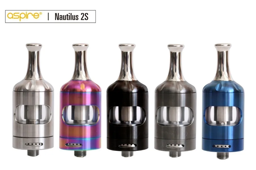 Aspire Nautilus 2S танк электронная сигарета MTL Vape распылитель использовать 0,4/1,8 Ом Nautilus BVC катушки 510 испаритель