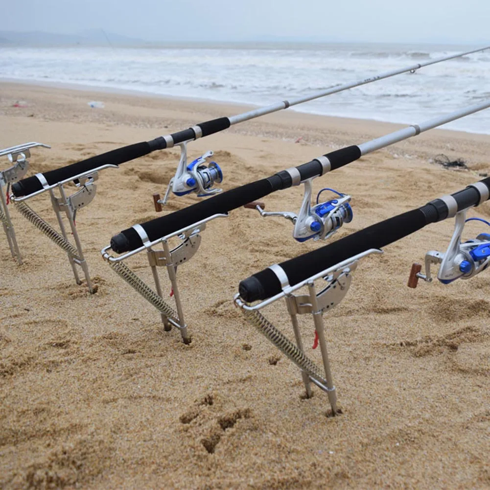 

Fishing Rod Holder Bracket Pole Mount Automatic Double Spring Angle Anti-Rust Accessory SMN88