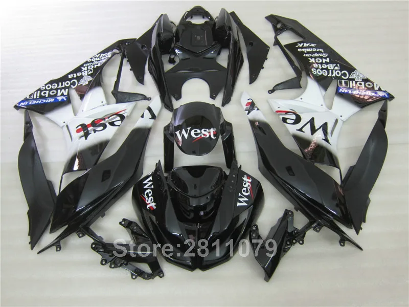 Free Customize Molding Fairing Kit For Kawasaki Ninja Zx6r 09 10 11 12