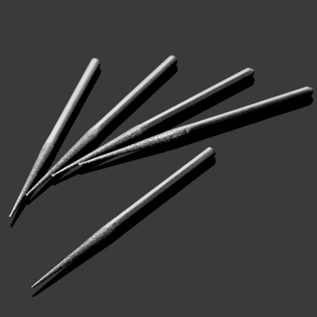5pcs Mini Drill Diamond Grinding Head 3mm Shank Bur Bit Set Mayitr Grinding Tool For Glass Ceramics Tile Metals Grind Mayitr