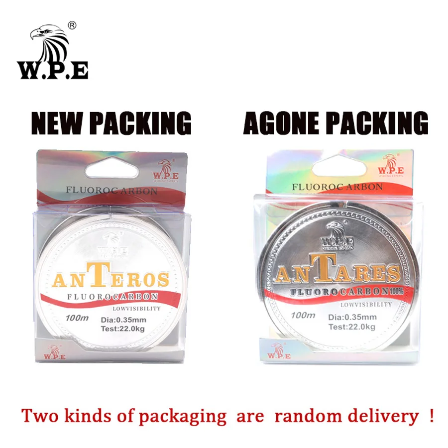 W.P.E Brand New ANTEROS Fishing Line 0.20mm-0.60mm Fluorocarbon Fishing Line 100m 10KG-41KG Carbon Fiber for Carp Fishing W.P.E Brand New ANTEROS Fishing Line 0.20mm-0.60mm Fluorocarbon Fishing Line 100m 10KG-41KG Carbon Fiber for Carp Fishing