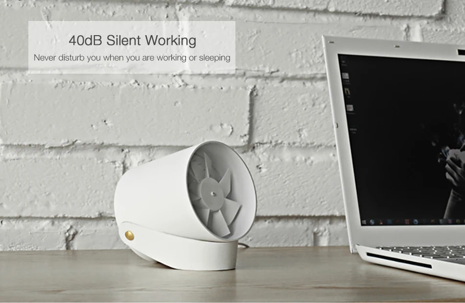 Creative Bucket Design Dual Motors Electronic Portable USB Charging 3 Adjustable Wind Mode Ultra Silent Table Fan