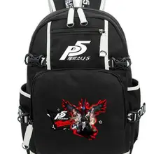 NEW Print Game Persona 5 P5 Backpack Ren Amamiya Persona Cosplay School Laptop Canvas Travel Bags Teenage Girl Backpacks