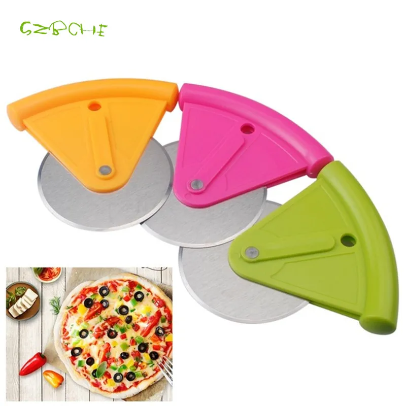 1 pc Mini Pizza Cutter Stainelss Steel Wheels Cutters Multifunction