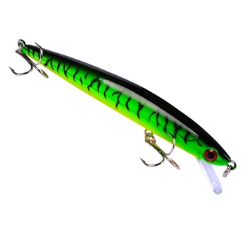 

1 PC Realistic Fish Minnow Fishing Lures 112 mm 9.1 g Tackle Bait Artificial Hard Bait Plastic Hooks Suit Diving Depth: 0.3-0.6m