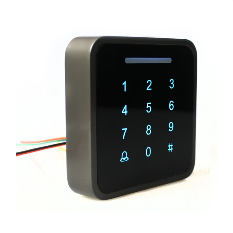 Standalone 3000 usuários full metal fingerprint teclado leitor de código de senha fechadura da porta de controle de acesso com fonte de alimentação 12 v