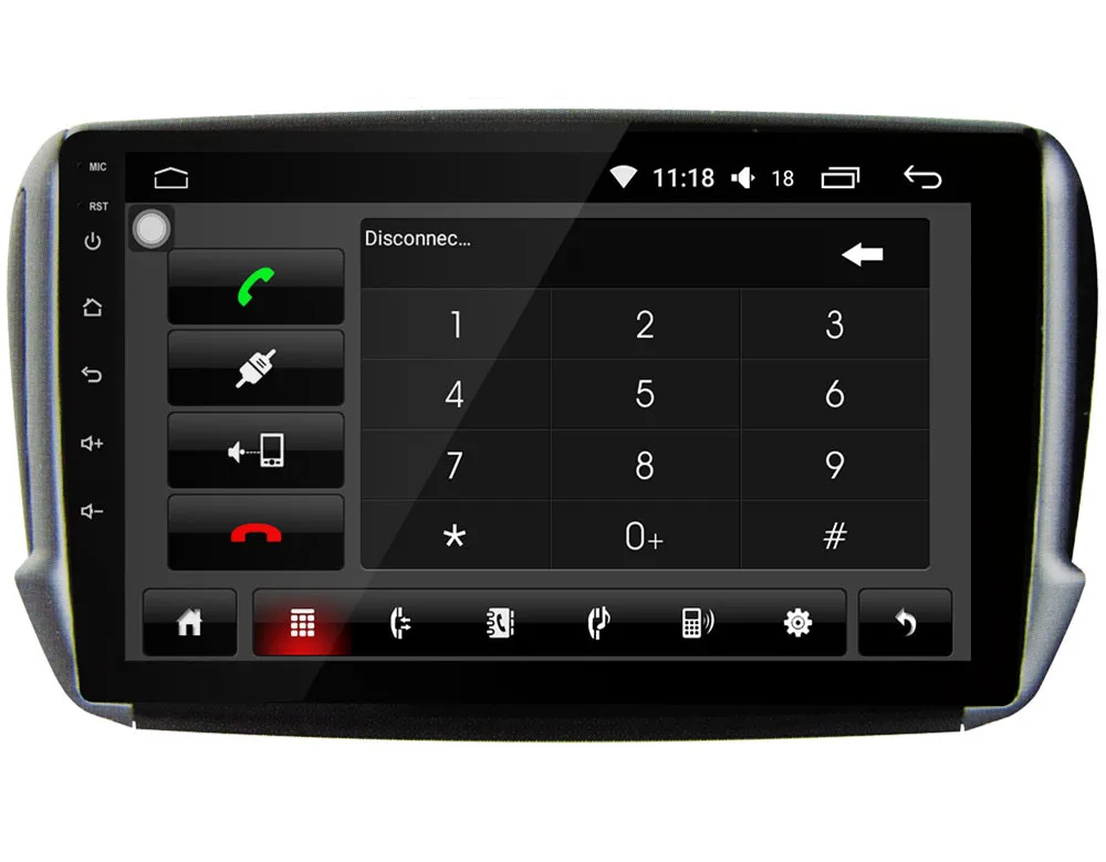 Cheap 10.1" IPS 4G DSP Carplay Android 8 Octa Core 4GB RAM 64GB ROM BT Car DVD Multimedia Player Radio For Peugeot 2008 208 2013-2018 2