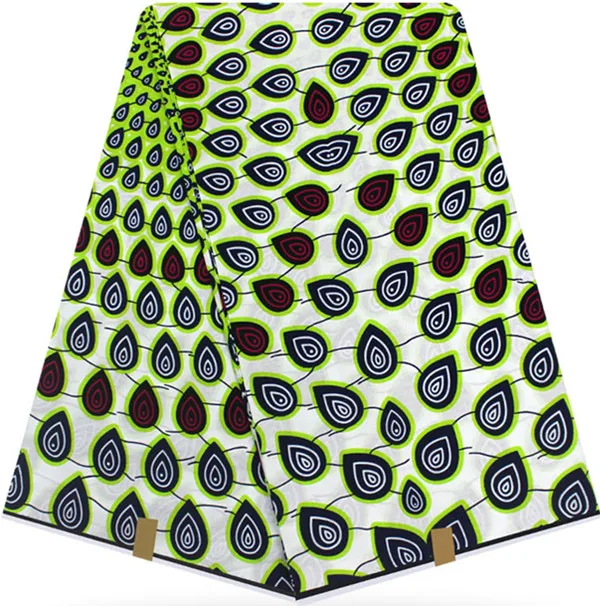Африканская восковая ткань для лоскутного шитья африканская Ткань 6 ярдов хлопковая ткань Африканская настоящая восковая ткань Анкара ткань для одежды HH-A70