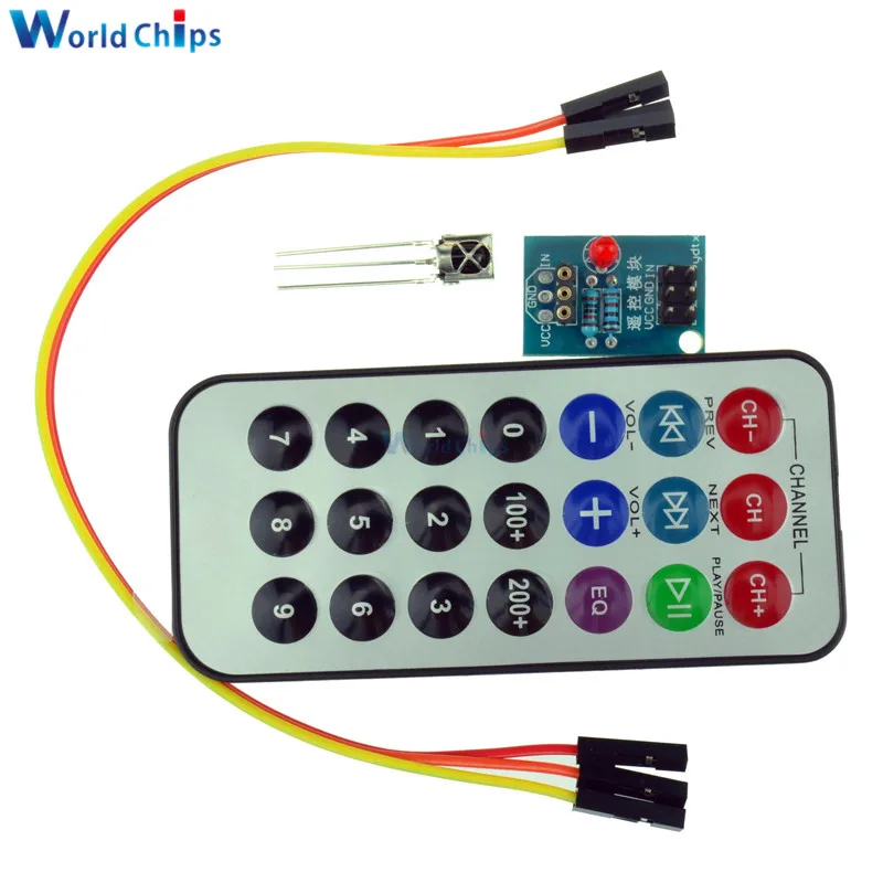 

HX1838 Infrared Remote Control Module IR Receiver Module DIY Kit HX1838 for Arduino Raspberry Pi