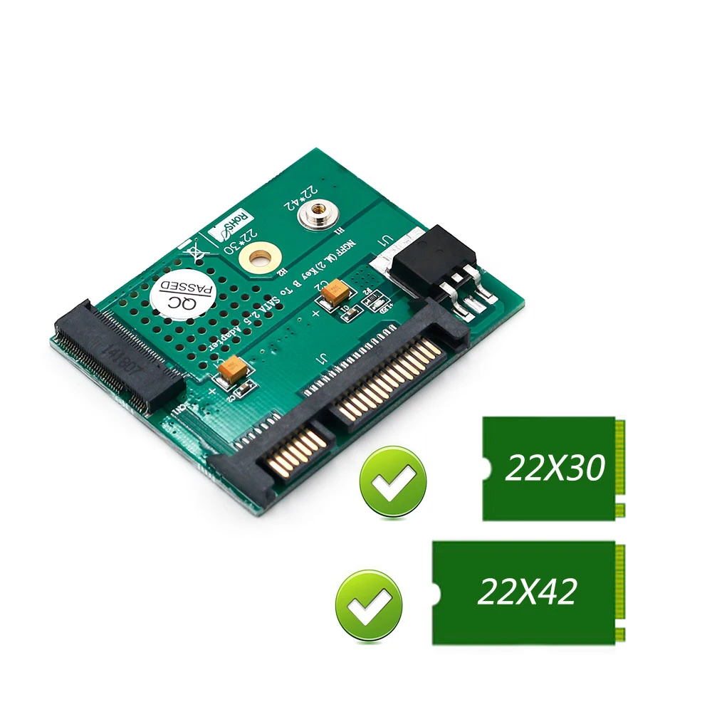 M.2 to SATA Converter Card M.2 NGFF SSD to SATA 2.5\
