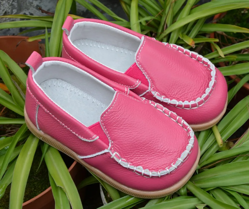 Sandq детский 2019 Демисезонный детская обувь унисекс кожаные кроссовки без шнуровки обувь для мальчиков; Лоферы мокасины для девочек МОС