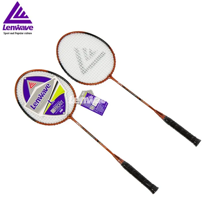 1 Pair Fast Delivery Badminton Rackets Lenwave Brand Sport Training Racket