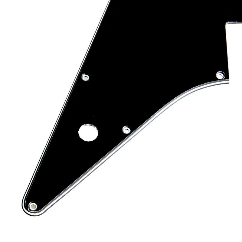 1 шт. 3Ply Guitar pick guard pick Guard для Gibson Explorer 76 Reissue части черный