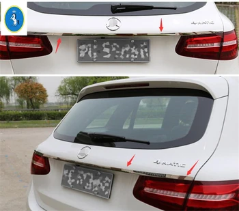 

Yimaautotrims Auto Accessory Rear Trunk Door Upper Tailgate Overlay Strip Cover Trim Fit For Mercedes Benz GLC X253 2016 - 2019