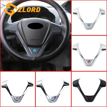 

Zlord Car Steering Wheel Protective Sequin Cover Trim Sticker for Ford Fiesta Ecosport 2012 2013 2014 2015 2016 Accessories