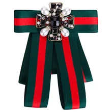 Преувеличены бантом большой ткань полосатый лук платье на завязках рубашка Мода бабочка кристалл жемчужина бантом для вечерние партии Duftgold