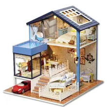 Новое поступление Деревянные маленькие кукольные домики для ремонта мебели игрушки для детей подарок на день рождения Сиэтл