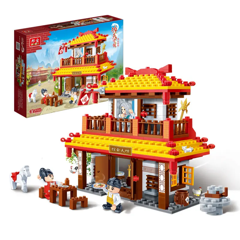 

Banbao 6607 Chinese Kungfu 348 pcs Building Block Sets Educational DIY Bricks Toys