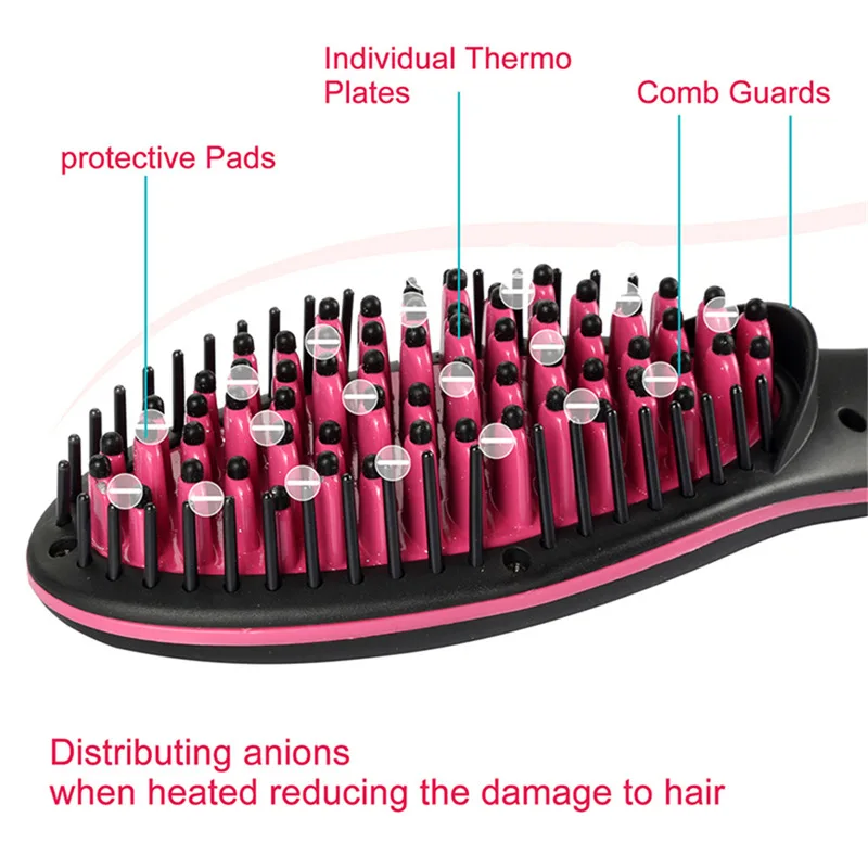 hair straightener combs